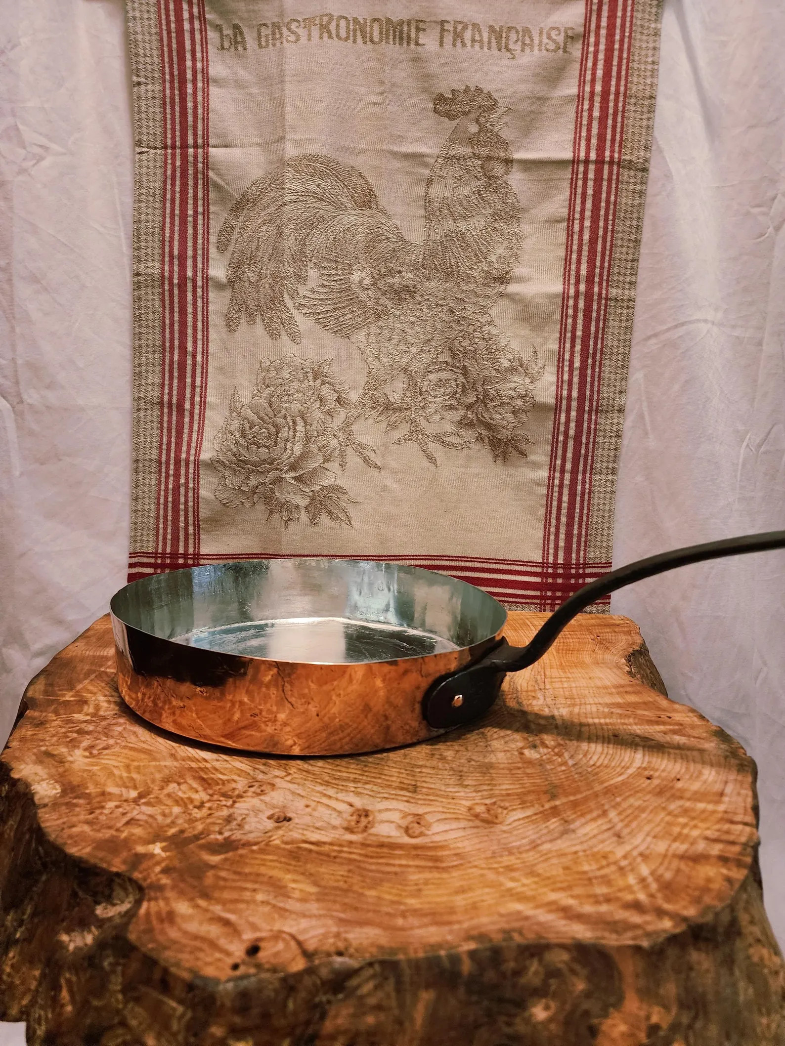 Antique French Copper Sauté Pan With Forged Iron Handle 26cm-10.25 Inch Diameter and Clean Tin L... | Etsy (US)