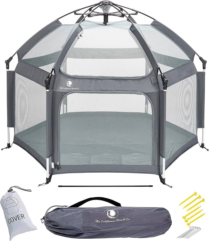 POP 'N GO Baby Playpen - Indoor & Outdoor Playpen for Babies and Toddlers - Baby Beach Tent, Fold... | Amazon (US)