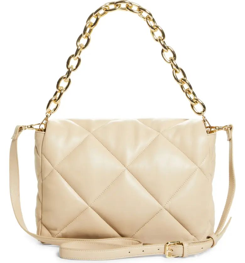 Stand Studio Brynnie Quilted Lambskin Leather Convertible Clutch | Nordstrom | Nordstrom