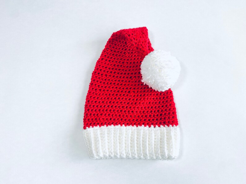 Santa Hat For Baby, Crochet Santa Hat For Baby, Handmade Santa Hat For Toddler, Christmas Hat For... | Etsy (US)