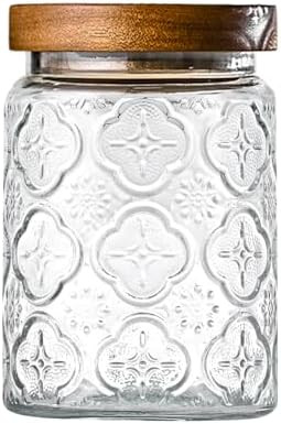 25oz Vintage Glass Jar With Lid, Glass Storage Containers, Airtight Kitchen Storage Containers Fo... | Amazon (US)