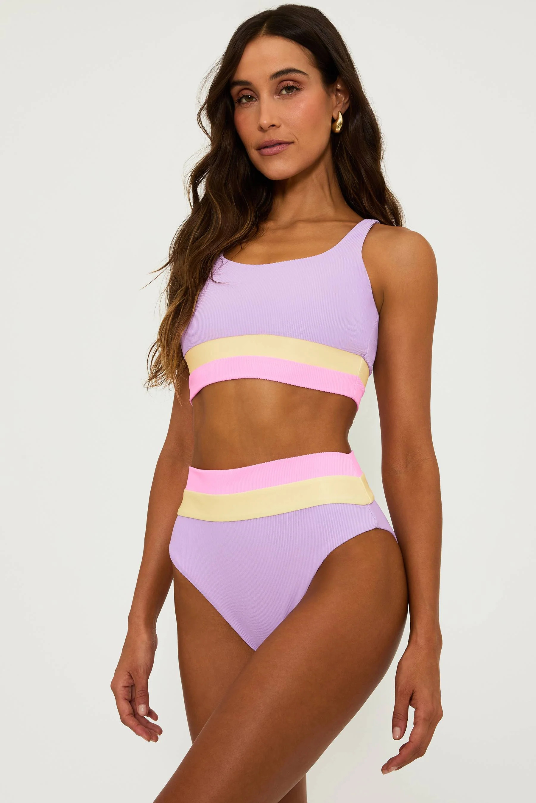 Mackenzie Top Sublime Spring Colorblock | Swim Top | Beach Riot | Beach Riot