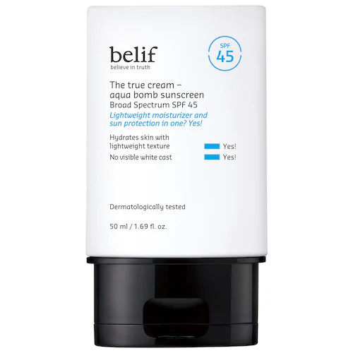 The True Cream Aqua Bomb SPF 45 Korean Moisturizer Face Sunscreen | Sephora (US)
