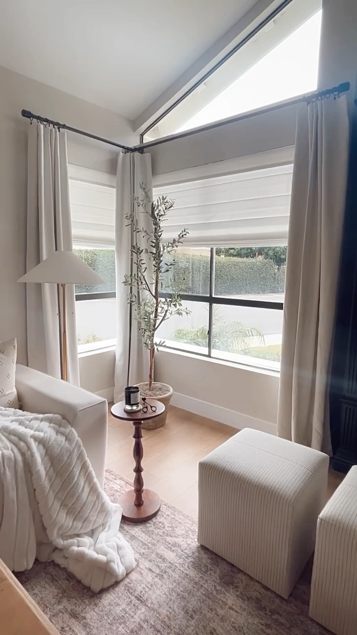 I am happy to introduce to you to my new roman shades from @chic_ology_  
There are a variety of fabrics and shade options to choose from. 
I went for the light filtering shades in the color Daily White. They have a cross hatched pattern that gives them just the right texture for a high end look and each shade was customized to fit each window just right.
If you love these shades as much as I do, check out @chic_ology_  I also have them linked in my @shop.Itk


#chicology #romanshades #romanshade #homedecorinspo #interiordesign #interior #homedesign #reels #reelitfeelit #hometohave #homereels #home #interiorstyling #livingroominspo #homeinterior #housebeautiful #showthatinspo 