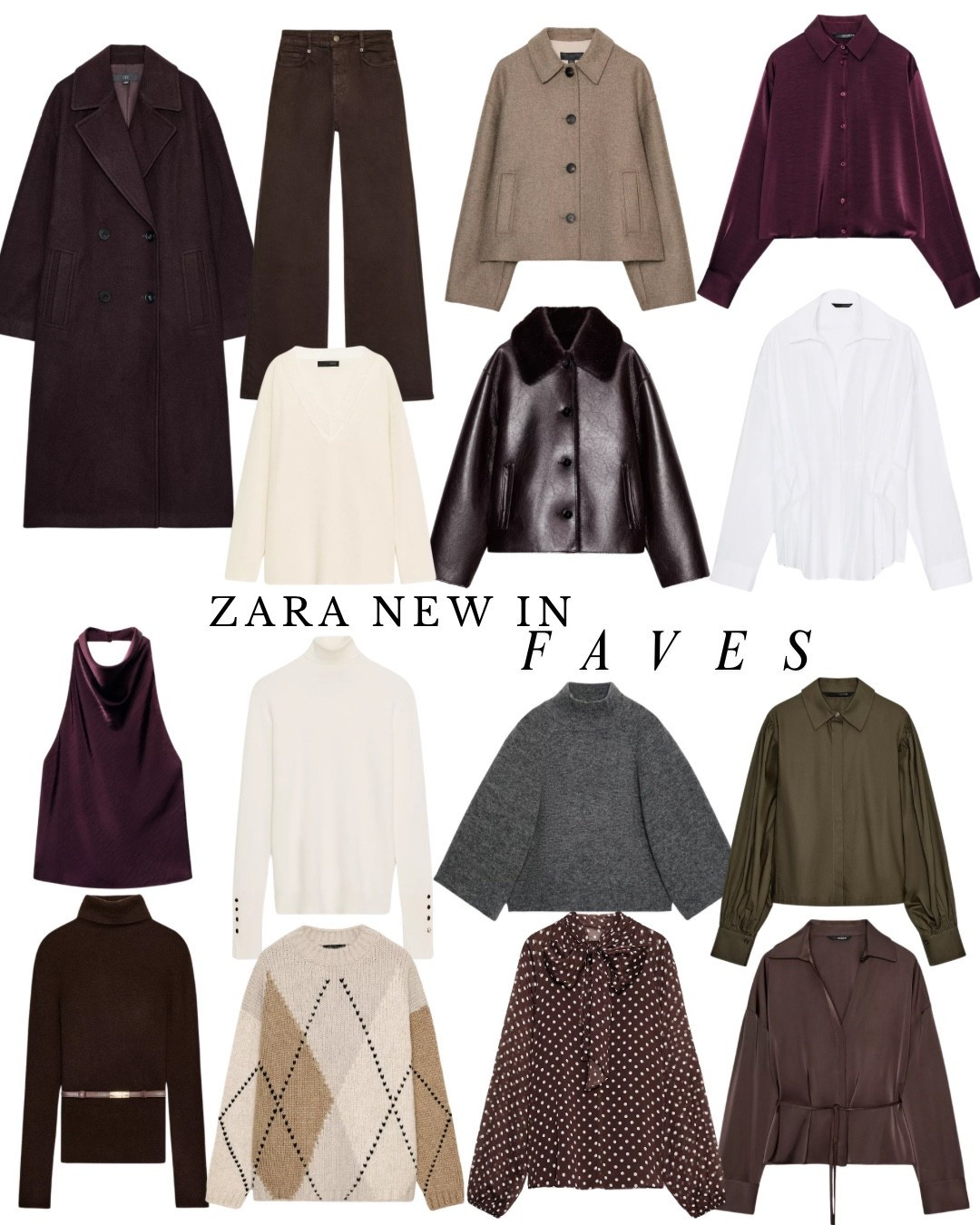 Zara New In Favourites ❄️🤎

#LTKstyletip #LTKfestive #LTKwinter