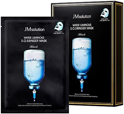 JMsolution Water Luminous S.O.S Ringer Mask Black - Korean Skin care-Rich Hydrated Smooth Moistur... | Amazon (US)