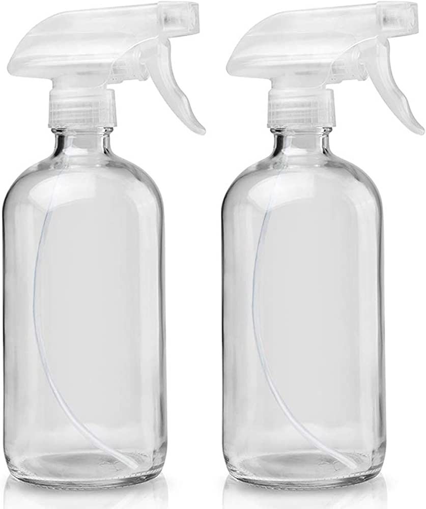 Cosywell Glass Spray Bottles Empty 16oz Boston Round Bottle Refillable Container for Essential Oi... | Amazon (US)