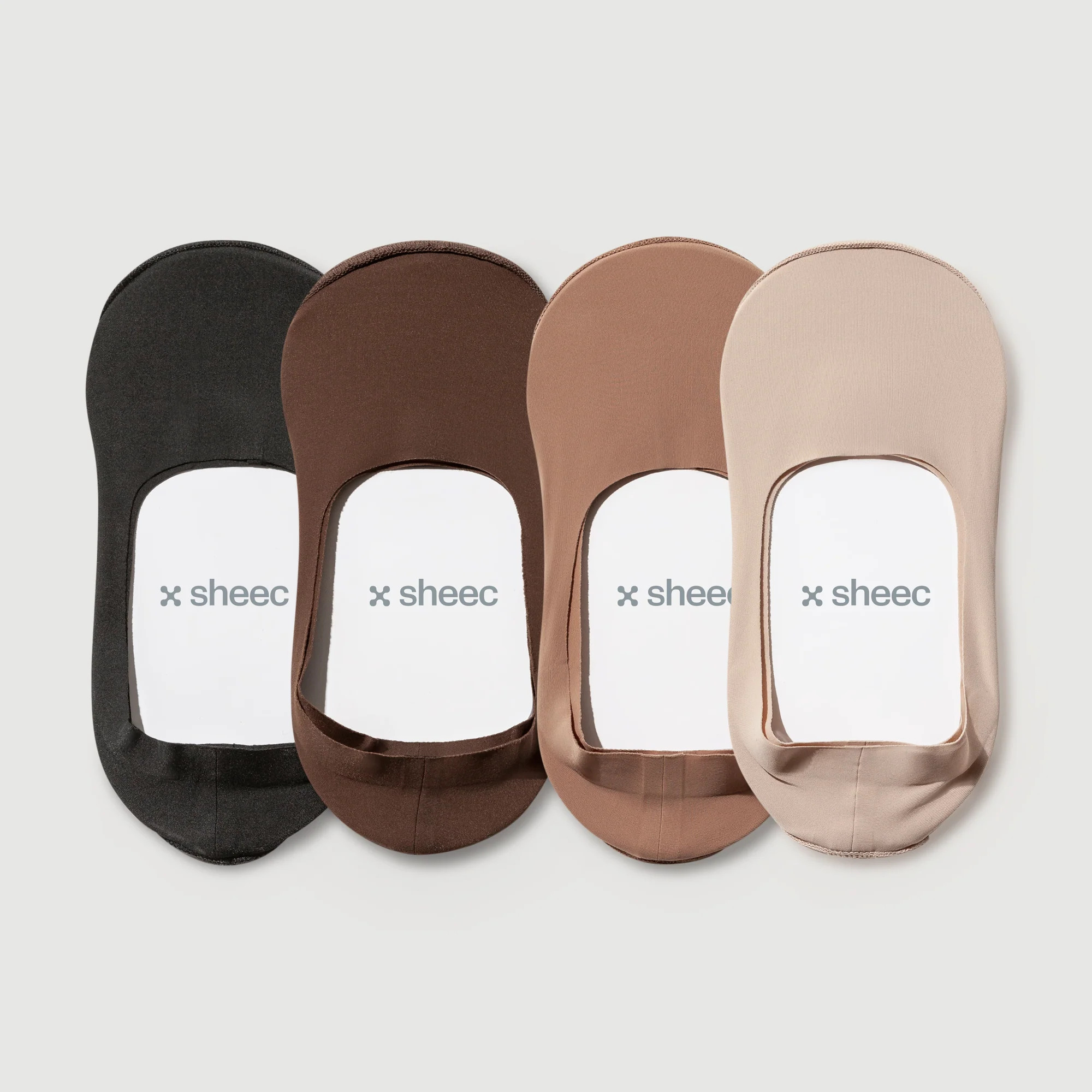 Secret Mid-cut No Show Socks | 4 Color Multipack | Sheec Socks