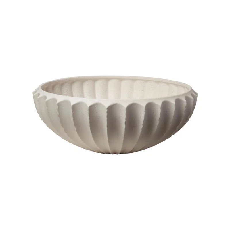 Sawtooth Bowl-Rustic White | Wayfair North America