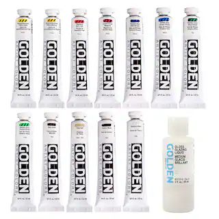 Golden® Heavy Body Acrylic 12 Color Mixing Set | Michaels Stores