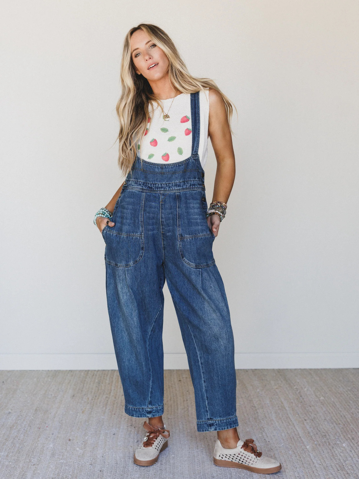Farmer Chic Overalls - Denim | Three Bird Nest