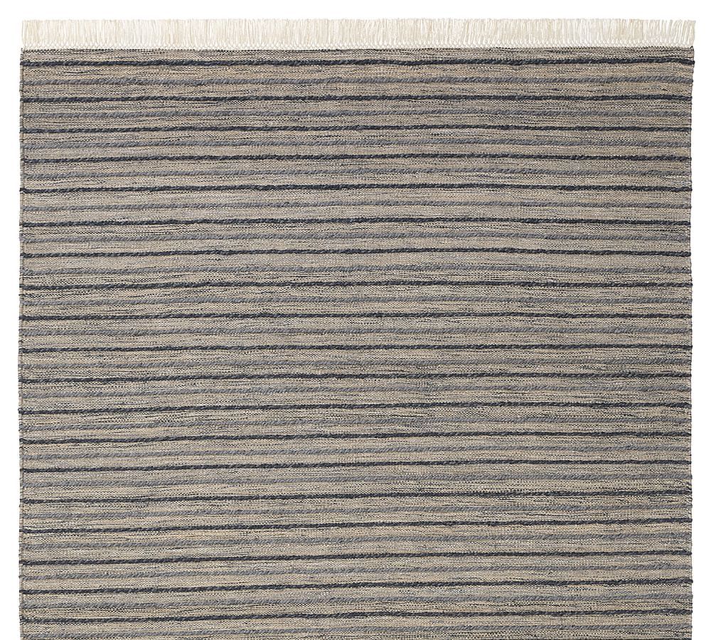 Seabrook Striped Outdoor Performance Rug | Pottery Barn (US)