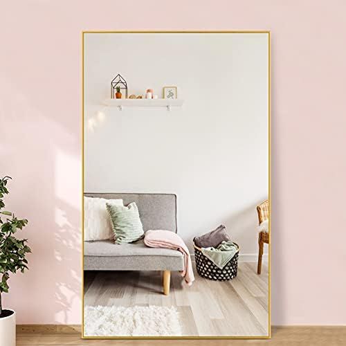 NeuType Full Length Mirror Hanging or Leaning Against Wall, Large Rectangle Bedroom Mirror Floor Mir | Amazon (US)