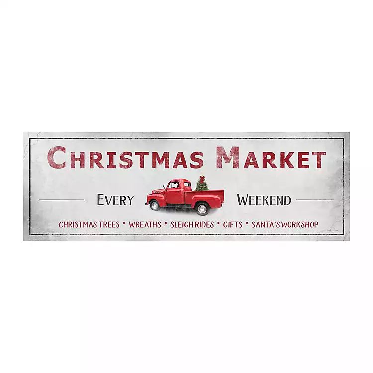 New!Christmas Market Canvas Art Print | Kirkland's Home