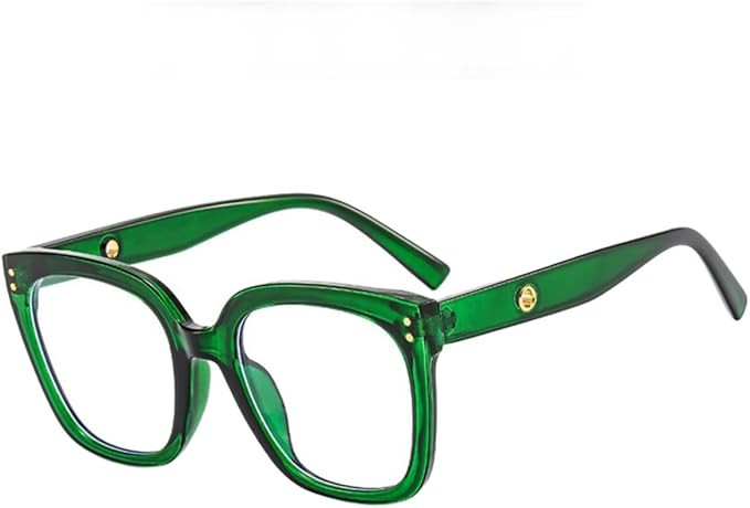 Shiratori Blue Light Blocking Glasses Rectangle Chic Preppy Look MultiColor Frame for Women Men | Amazon (US)