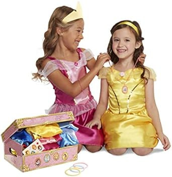 Disney Princess Dress Up Trunk Deluxe 21 Piece [Amazon Exclusive] | Amazon (US)