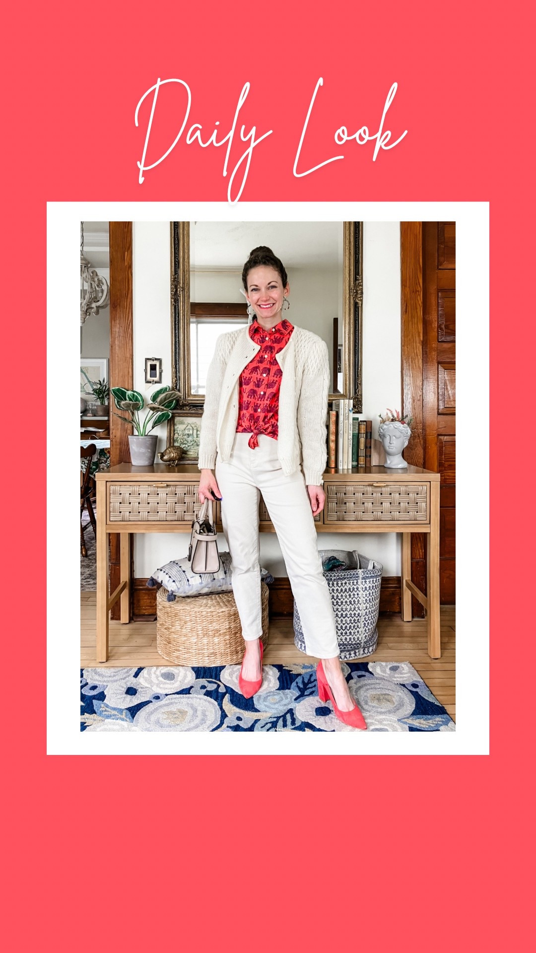 Red and white spring outfit!
Petite outfit. Spring outfit. Colorful outfit. Fun outfit. Modest outfit  

#LTKPetite #LTKOver40 #LTKStyleTip