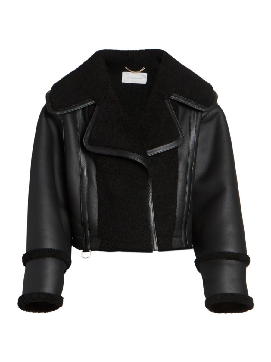 Leather & Shearling Moto Jacket | Saks Fifth Avenue