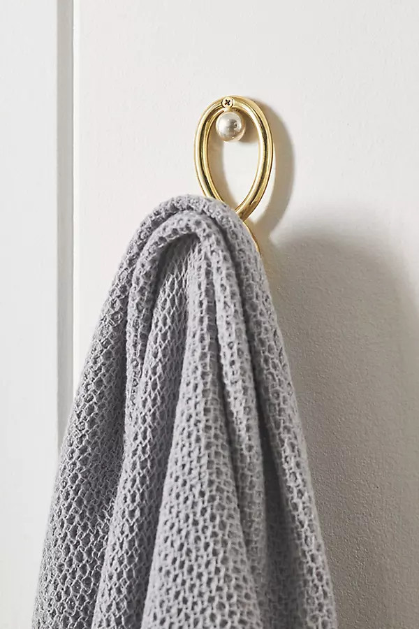 Tiffani Pearl Bath Hook | Anthropologie (US)