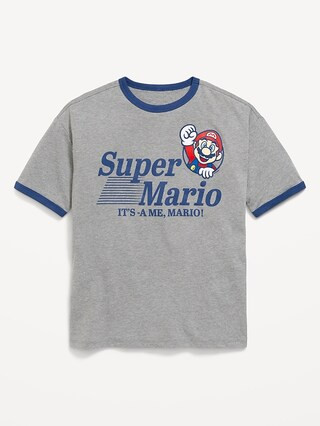 Super Mario™ Oversized Gender-Neutral Graphic T-Shirt for Kids | Old Navy (US)