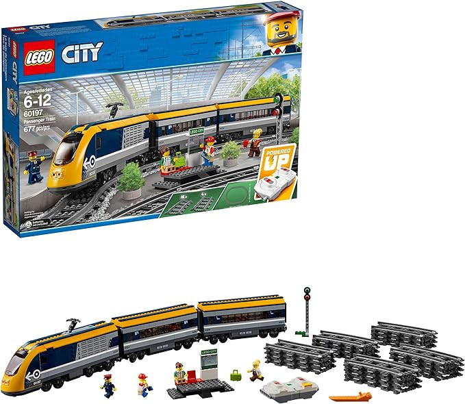 LEGO City Passenger Train 60197 Building Kit (677 Pieces), Standard | Amazon (US)