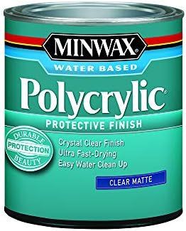 Minwax 622224444 Polycrylic Protective Finish, 1 quart, Matte | Amazon (US)