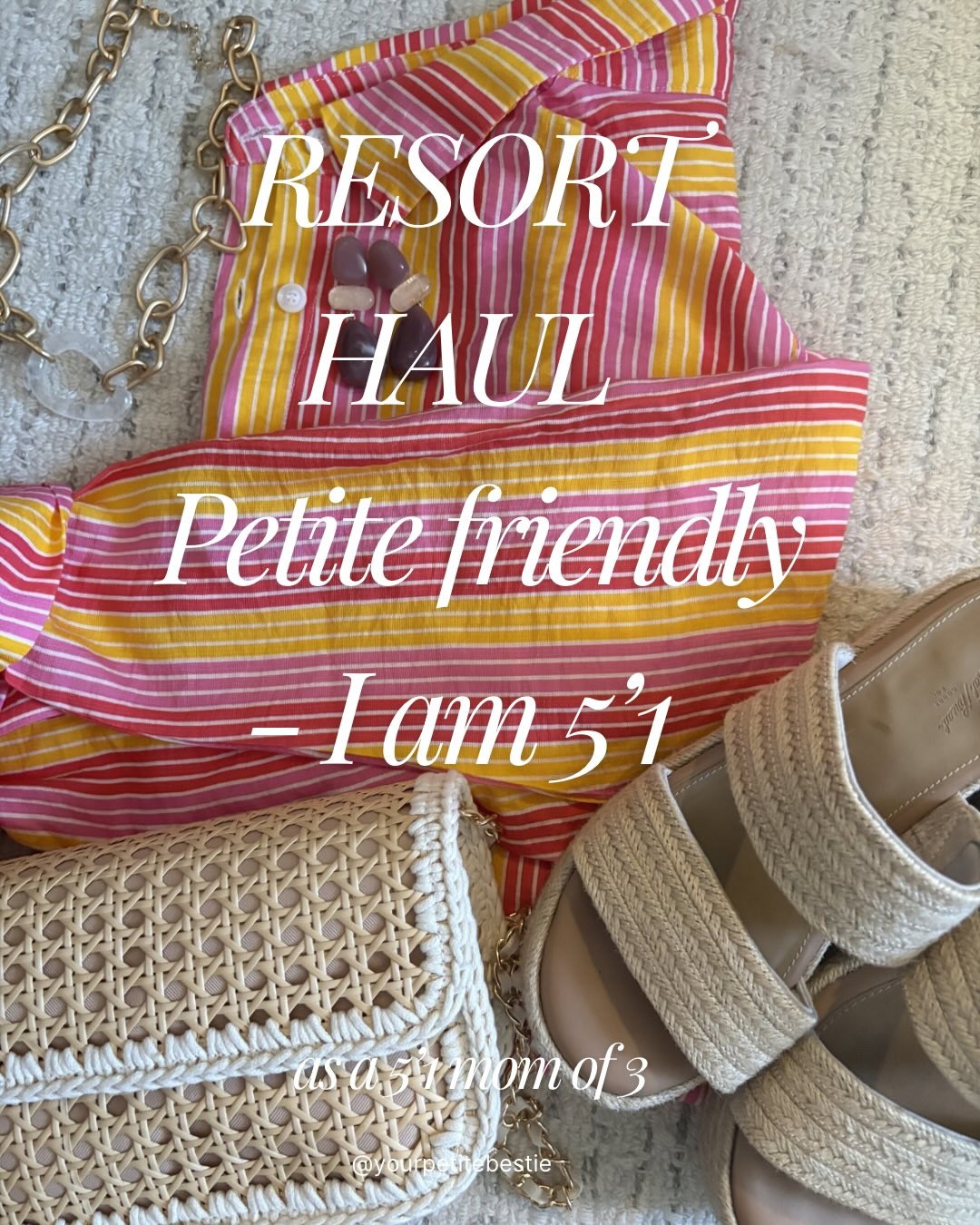 Resort HAUL that I am LOVING as a petite! All of the accessories, swim, coverups and date night outfits! 💕 🍹 🌴 ☀️ 

Comment HAUL for a 🔗! 

#petitestyle #petitetips #styleinspo #stylehacks #resortwear vacayready vacayinspo swim one piece accessories purse tote trip summer spring petite