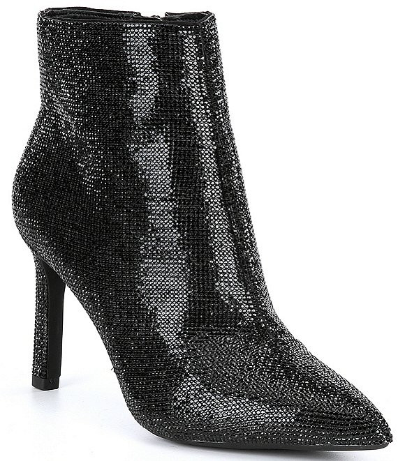 Annina Rhinestone Embellished Detail Dress Booties | Dillard's