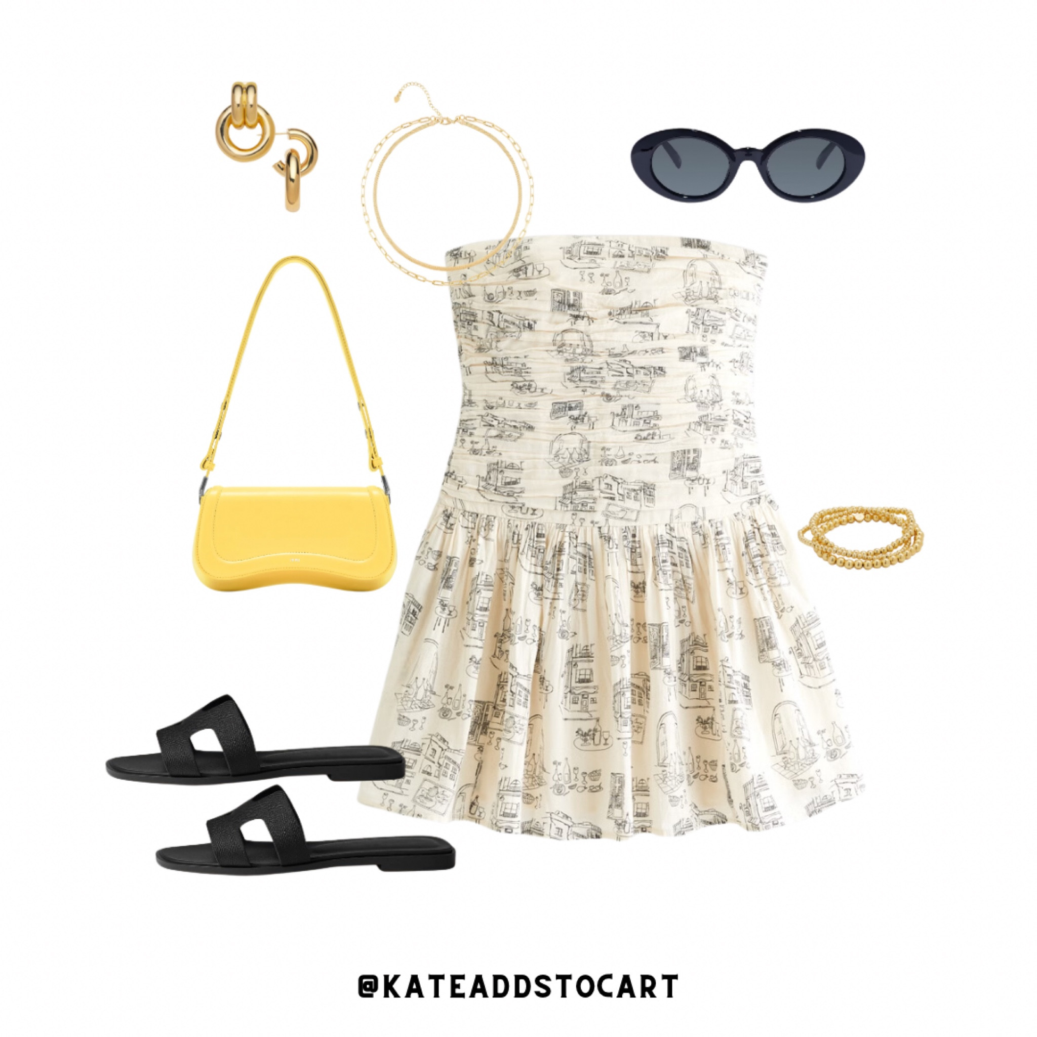 Summer dress with a pop of yellow 💛

#LTKTravel #LTKFindsUnder100 #LTKStyleTip