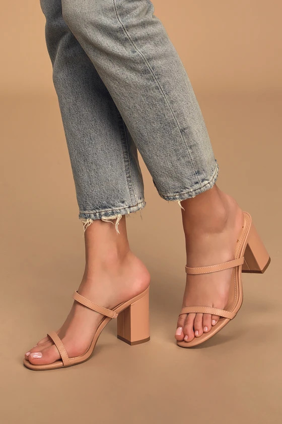 Ariellie Nude High Heel Sandals | Lulus (US)