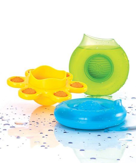Fat Brain Toy Co. Dimpl Splash Bath Toy Set | Zulily