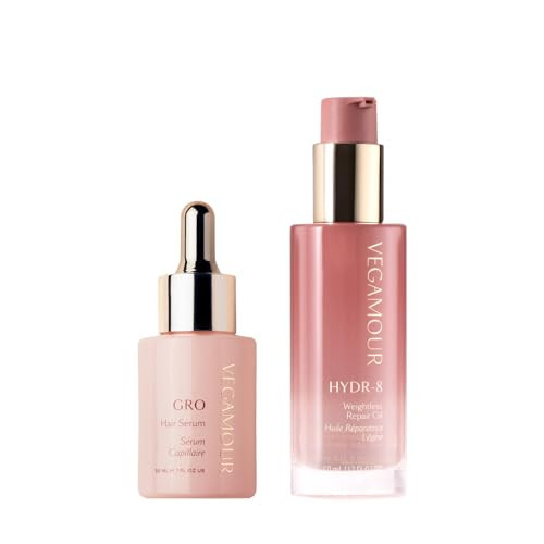 Vegamour GRO and Shine Kit Includes GRO Hair Serum & HYDR-8 Weightless Repair Oil for Fine or Thinning Hair | Amazon (US)