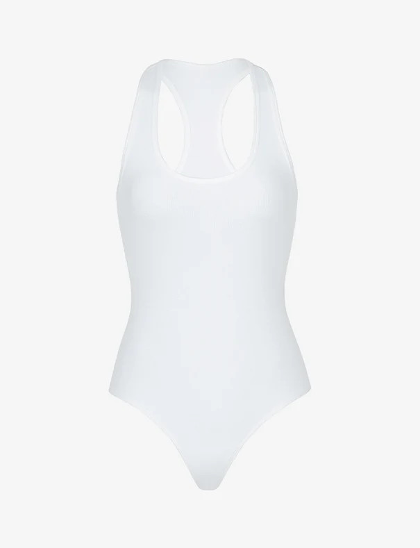 Luxury Rib Racerback Tank Bodysuit | Commando®