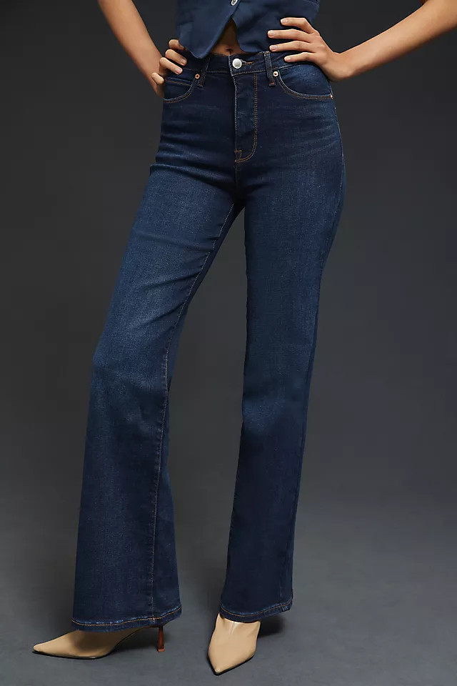 Avec Les Filles High-Rise Flare Jeans | Anthropologie (US)