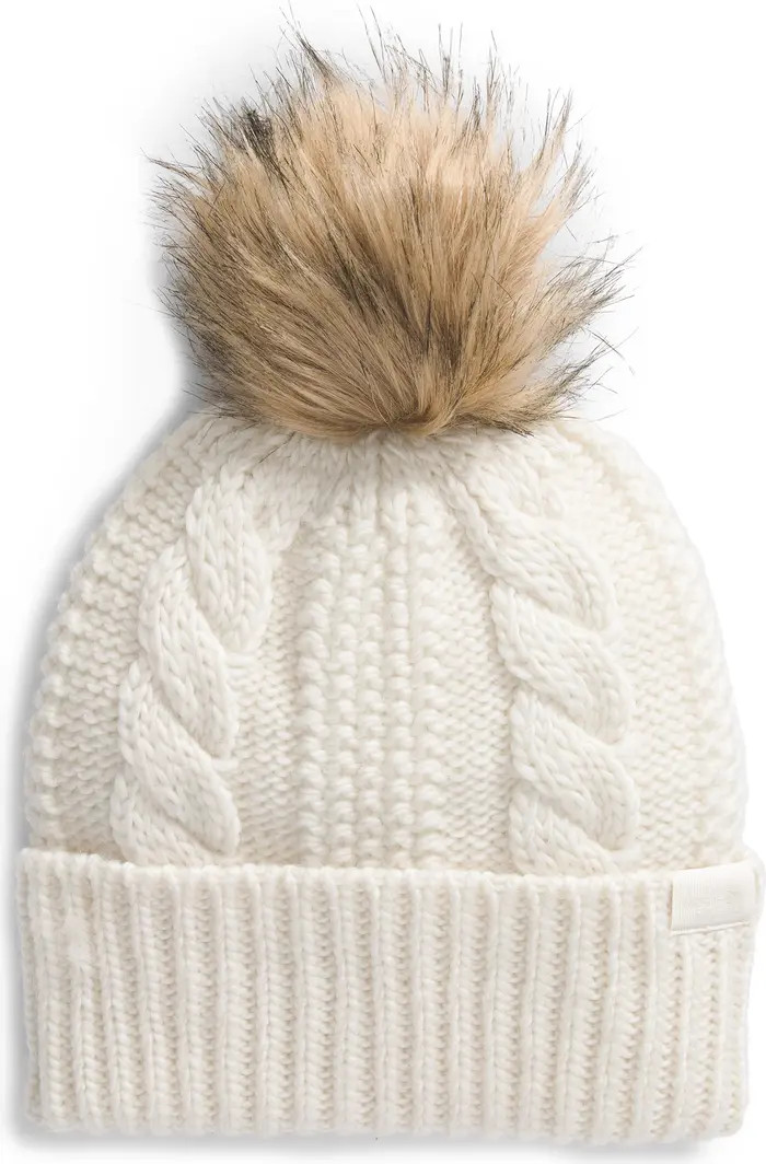 The North Face Oh Mega Faux Fur Pom Beanie | Nordstrom | Nordstrom