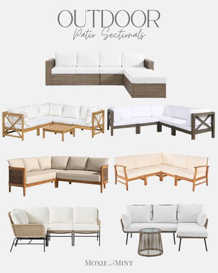 Outdoor Furniture / Outdoor Sectionals / Outdoor Seating / Outdoor Sofas / Patio Seating / Pottery Barn Outdoor / Walmart Outdoor / Target Outdoor / Wayfair Patio

#LTKSeasonal #LTKstyletip #LTKhome