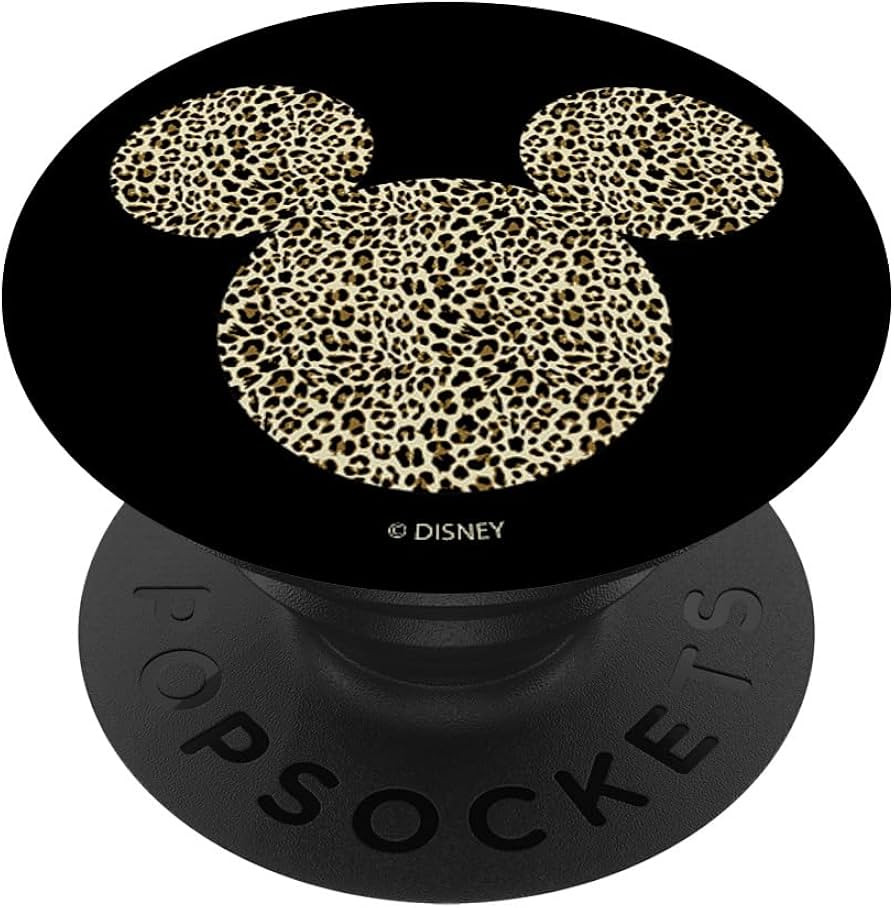 Disney Mickey And Friends Mickey Mouse Cheetah Print PopSockets Standard PopGrip | Amazon (US)
