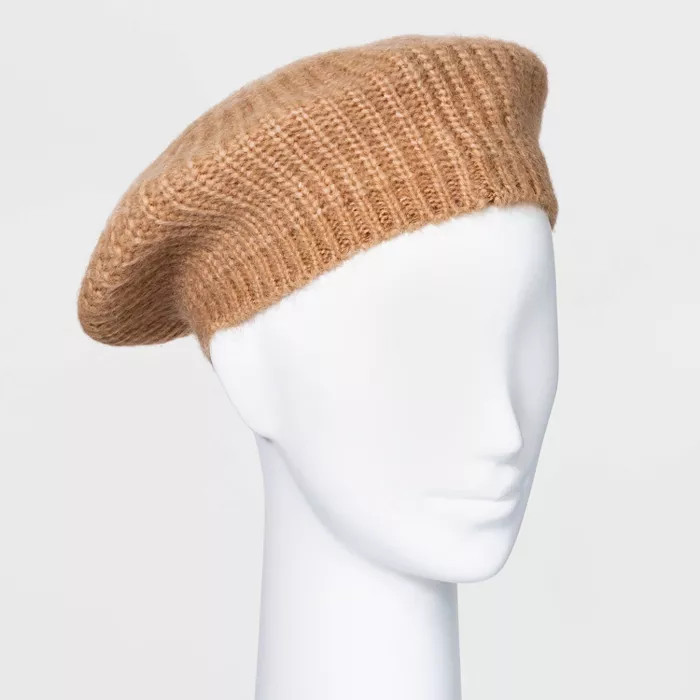 Women's Rib Knit Beret - A New Day™ | Target