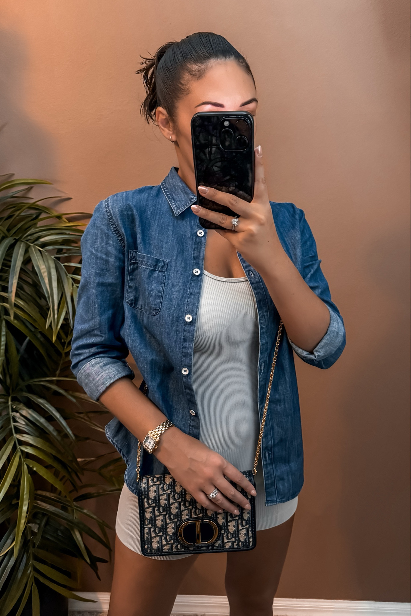 Pilates Outfit 

🩶 Reviews on all products! 
• Amazon Denim shirt - S
• Amazon women grey exercise romper - S
• Walmart Louis Vuitton Designer Inspired Shoulder Bag 
• Dior 
• Amazon gold biggie earrings 
• Tory Burch Trainers - 8

Old Money Fall Outfit | Classy Fall Outfit | Fall Neutrals | Fall Chic | Chic Fall Outfits | Fall Outfits Petite | Fall Outfits Women | Fall Capsule Wardrobe | Fall Casual Outfits | Fall Travel Outfit | Fall Vacation Outfits | Fall Outfits | Fall Fashion | Fall Style | Fall OOTD | Fall Looks | Fall Outfit Ideas | Fall Outfit Inspo | Workout Outfit | Athletic Outfits | Athleisure Outfits | Athleisure Outfits Amazon | Gym Outfit | Sneaker Outfit | Sporty Outfit | School Drop Off Outfit | Theme Park Outfit | Yoga Outfit |  Jumpsuit Outfit | Travel Outfit | Travel Outfit Amazon | Airport | Airport Looks | Airport Style | Airport Travel | Airport Fashion | Airport Outfit Amazon | Airport Travel Outfit Amazon | Amazon Airport Outfits | Fall Airport Outfit | Fall Airport Outfit | Airplane Outfit | Airplane Travel Outfit | Plane Outfit | Comfy Outfit | Cozy Outfit | Lounge Outfits |

#LTKShoeCrush #LTKFindsUnder100 #LTKOver40 #LTKStyleTip #LTKSeasonal #LTKActive #LTKItBag #LTKFitness