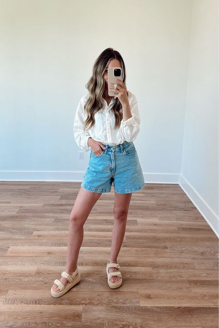 denim shorts + a white button down is a classic outfit that never goes out of style✨






// travel outfits // casual outfits // comfy outfits // casual style // everyday outfit // mom style   // everyday outfits // casual outfits // chic outfits // travel outfits // vacation outfits // comfy outfits // casual chic outfits // trendy outfits // preppy style // summer outfit idea // spring outfit idea // spring outfits // summer outfits // steve madden // steve madden platform sandals // steve madden sandals // spring sandals // spring shoes // summer sandals // summer shoes // steve madden dupes // platform sandals //  old money style // coastal grandma style // sofia richie style //  old money outfit // abercrombie curve love denim // 




#LTKFindsUnder50 #LTKStyleTip #LTKFindsUnder100