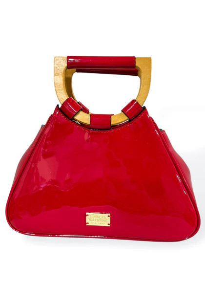 Frances Valentine Raye Red Crossbody Tote | The Willow Tree