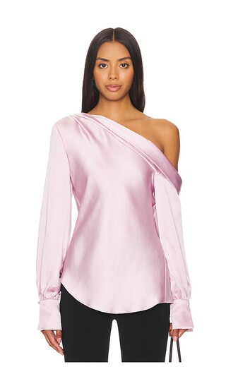 Alice One Shoulder Top in Sakura | Revolve Clothing (Global)
