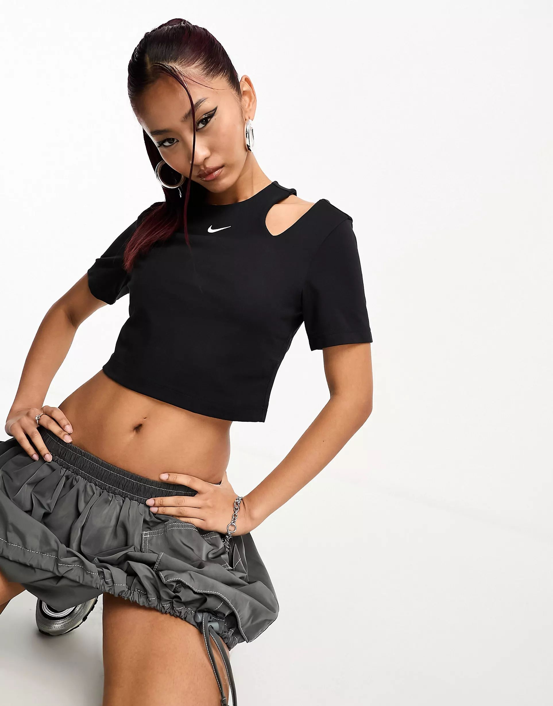 Nike Essential top in black | ASOS (Global)