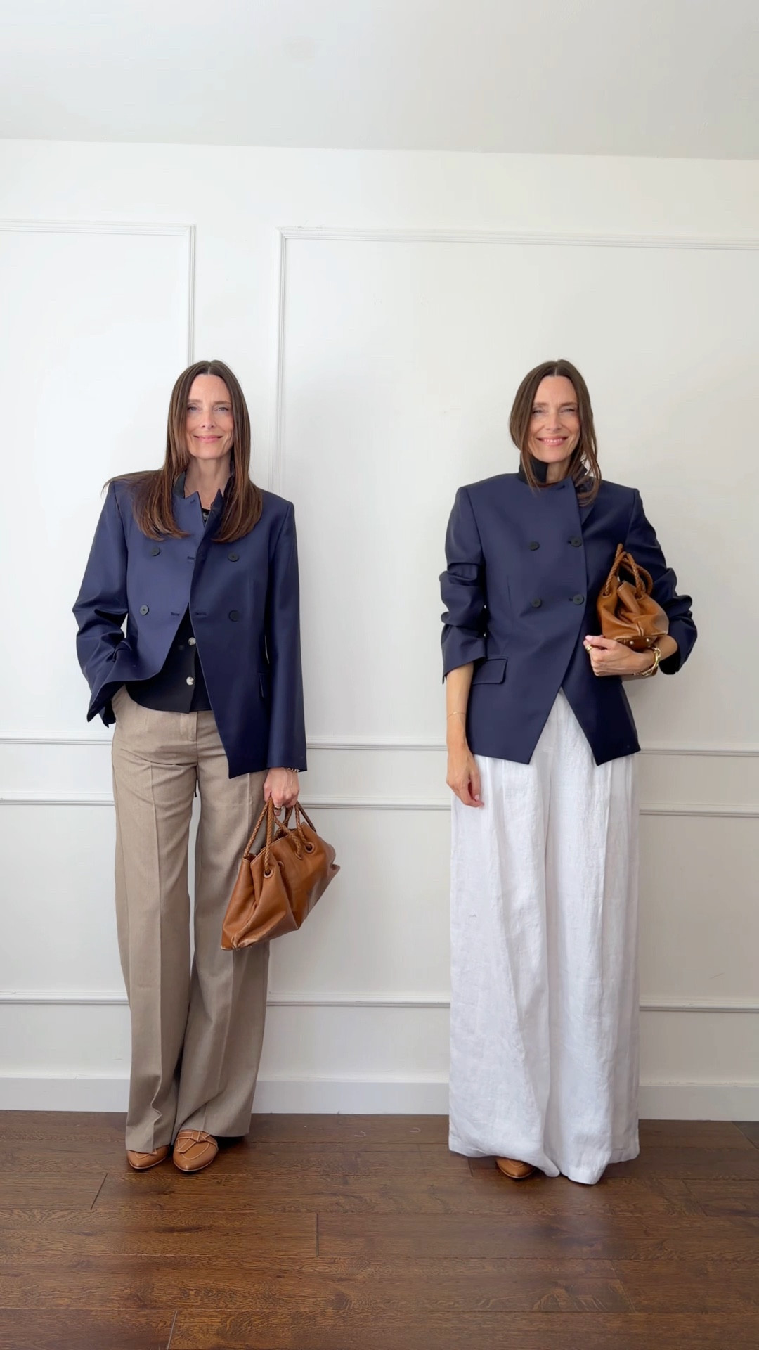 The power of white trousers (or white jeans or skirt)

White linen trousers, navy blazer, taupe work trousers, suede trousers, white midi skirt, tan leather shoes, brown blazer, satin trousers, white jean, blue linen top, summer holiday top, jeans outfit  

#LTKOver40 #LTKSeasonal #LTKootd