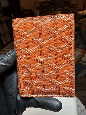 Goyard Saint Marc Card Case Holder Goyardine Orange Wallet Pocket Organizer | eBay US