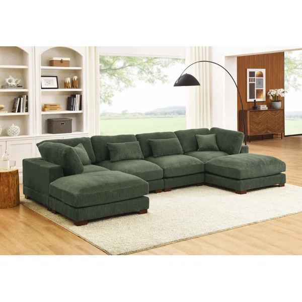 Modway Modway Copper Grove Hrazdan Down-filled 6-piece Sectional Sofa Set | Wayfair | Wayfair North America
