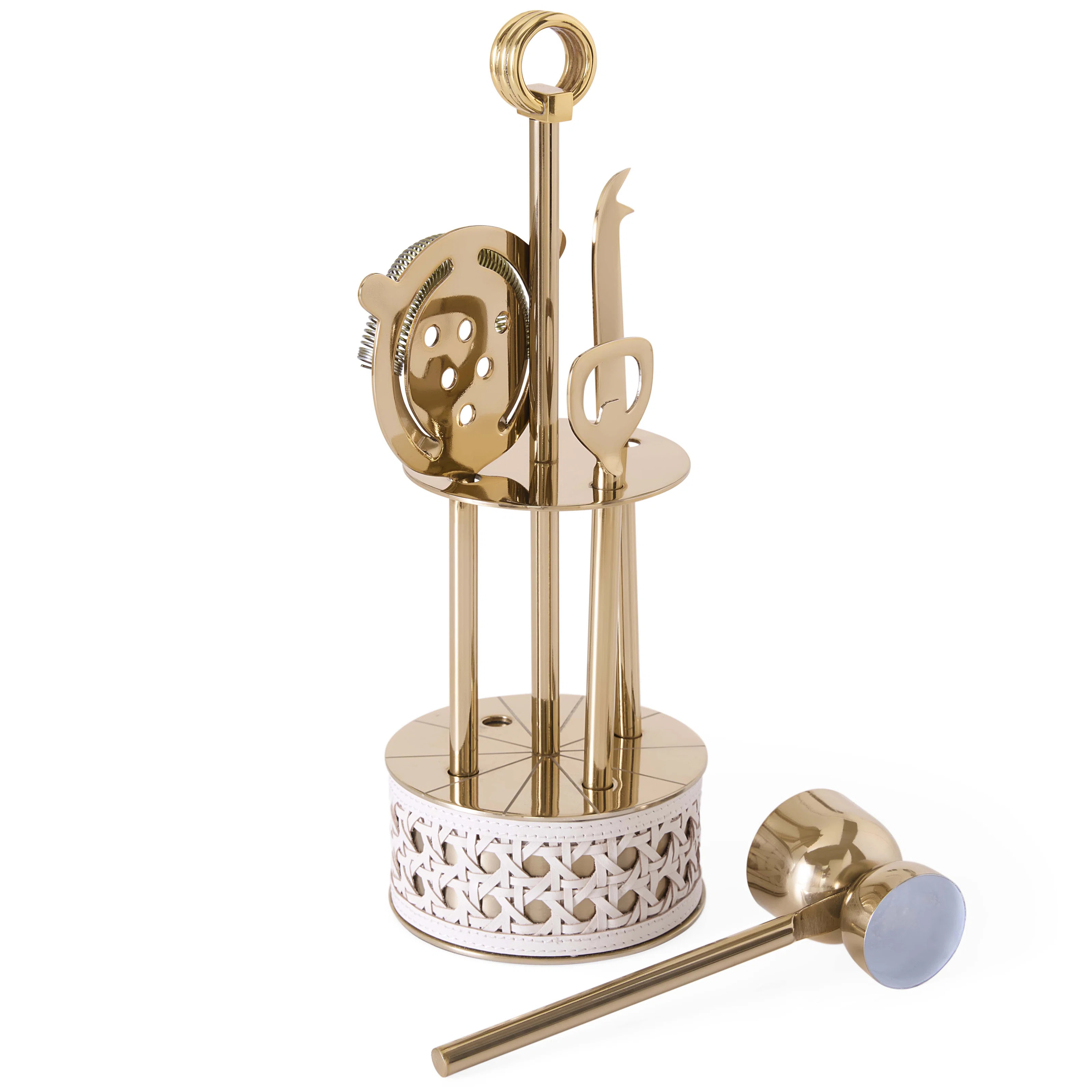 Basketweave Barware Set | Wayfair North America