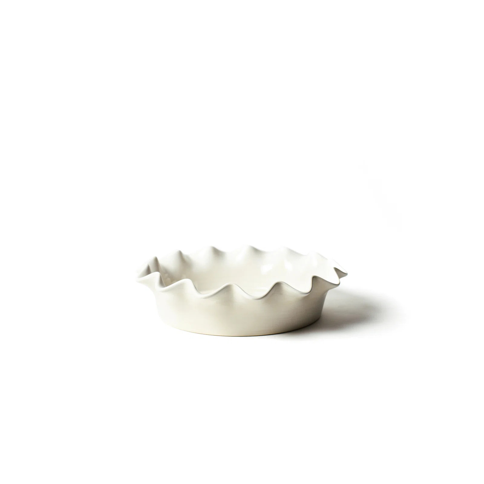 Coton Colors Signature Ruffle Pie Dish White | Wayfair | Wayfair North America
