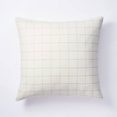 Windowpane Check Pillow Cream - Threshold™ designed with Studio McGee | Target