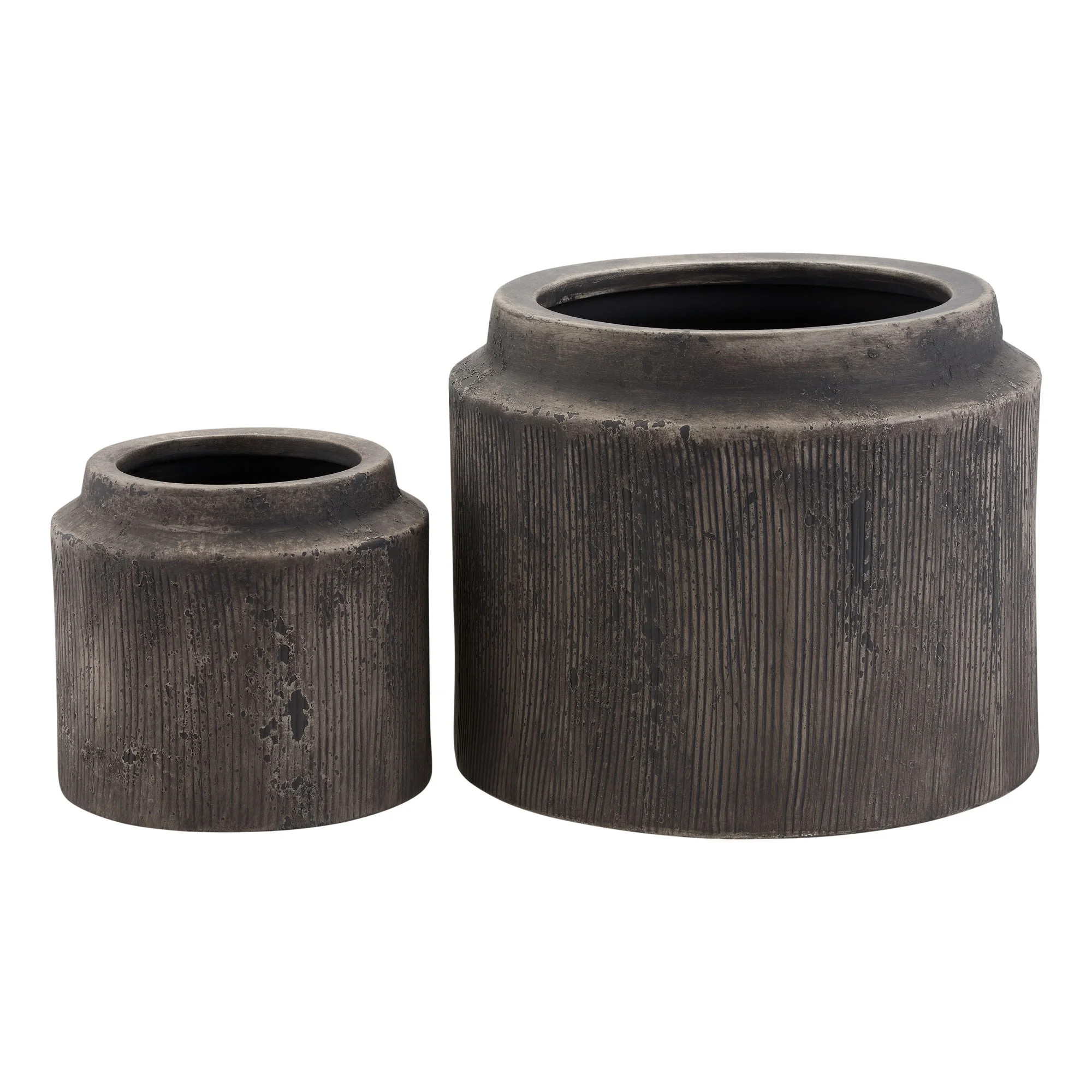 Better Homes & Gardens Alexander 6/10inch  Nested Planters, Gray, 2-Pack - Walmart.com | Walmart (US)
